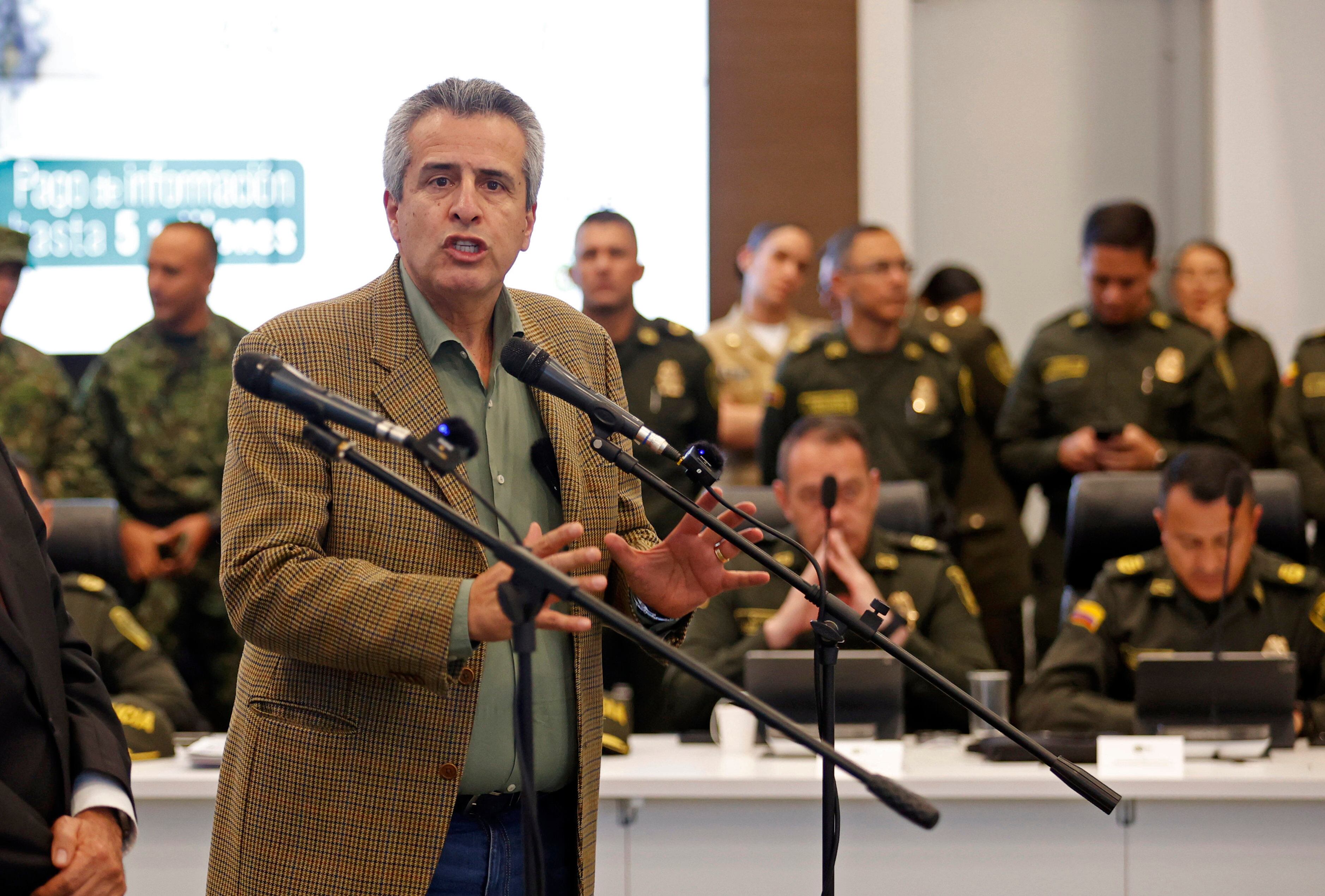 Foto de archivo de Luis Fernando Velasco, quien dejará el cargo de ministro del Interior de Colombia. EFE/ Mauricio Dueñas Castañeda
