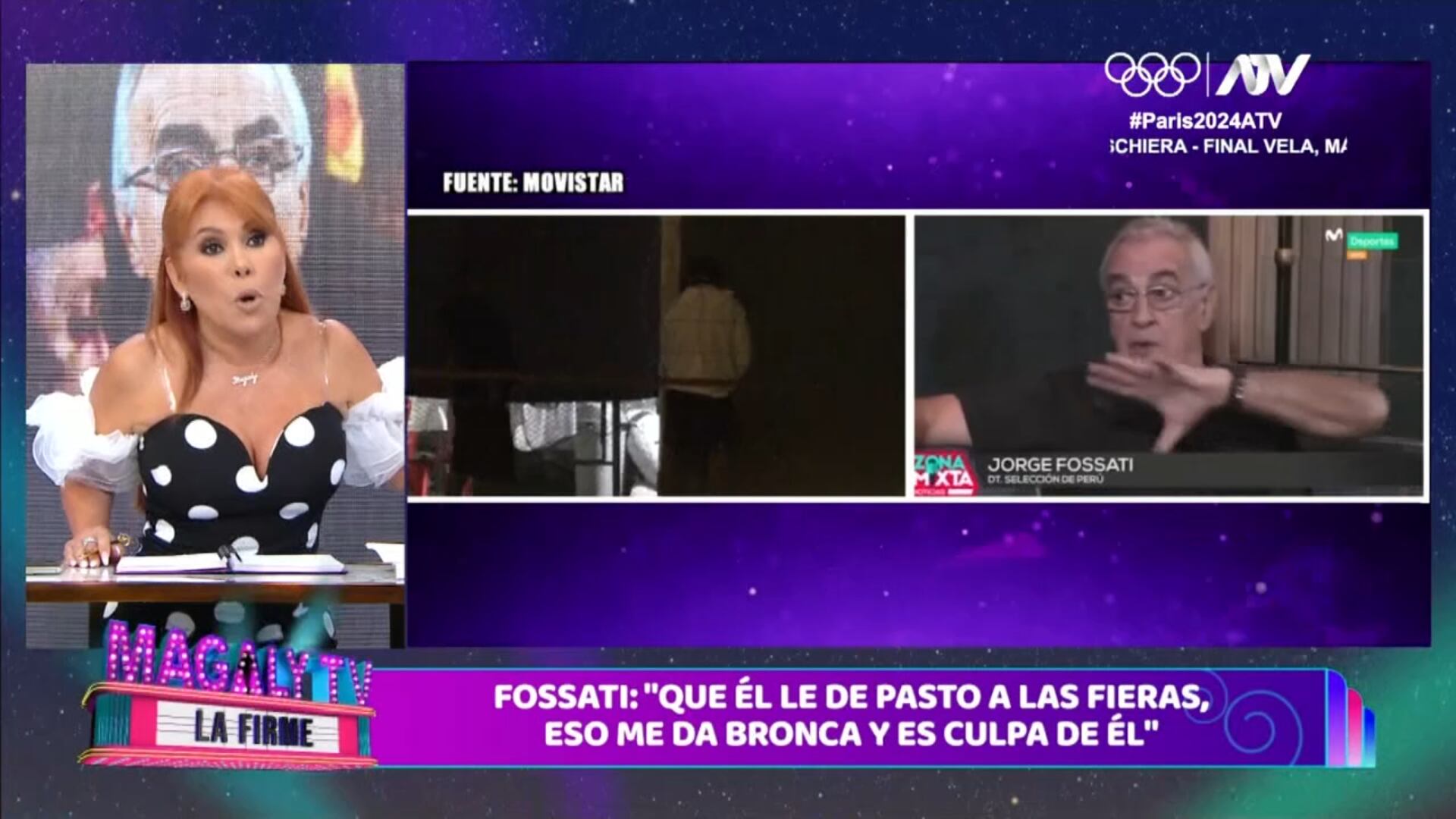 Magaly Medina reacciona a comentarios de Jorge Fosatti sobre Christian Cueva.