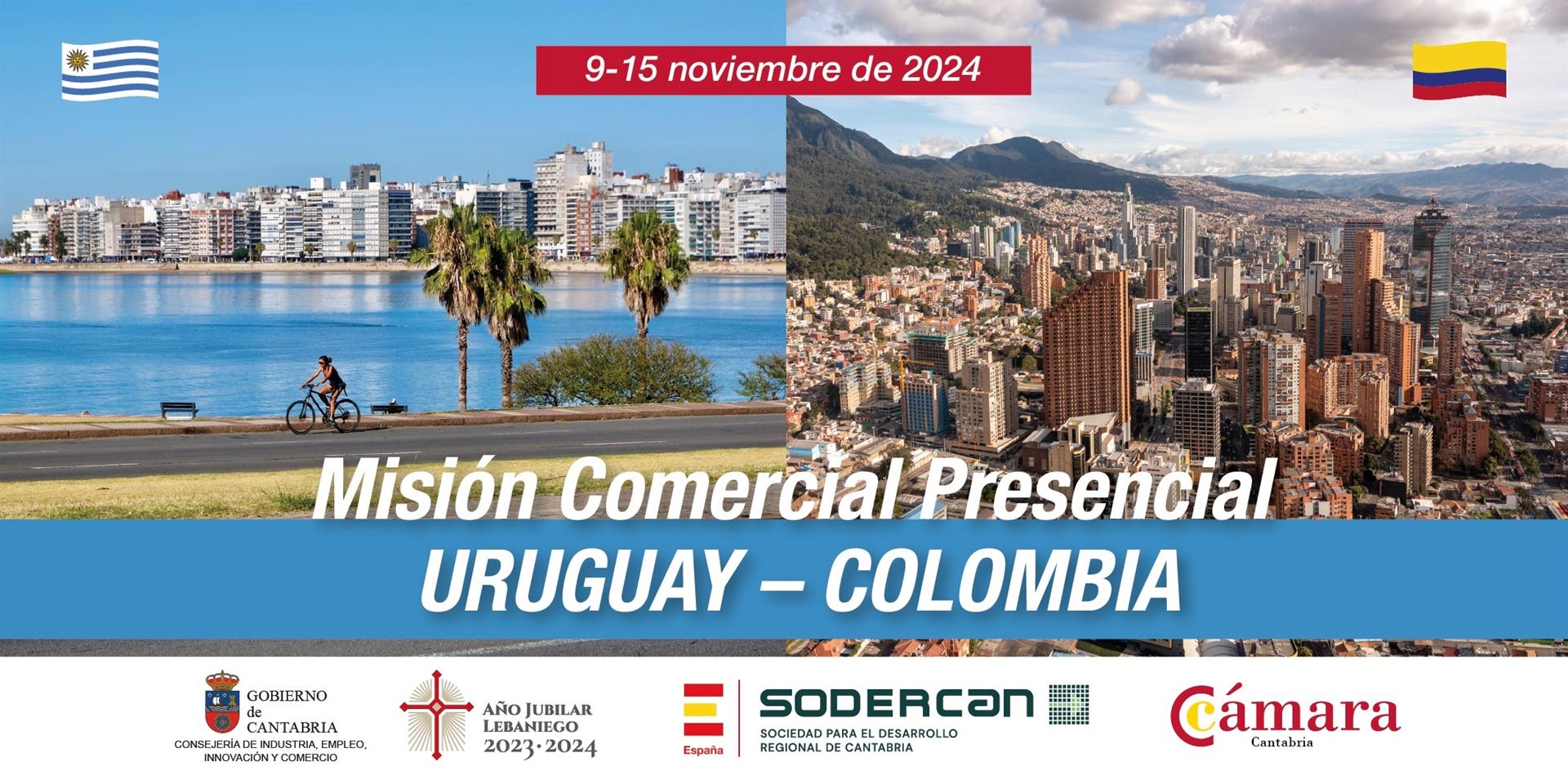 SODERCAN y Cámara convocan una misión comercial a Uruguay y Colombia