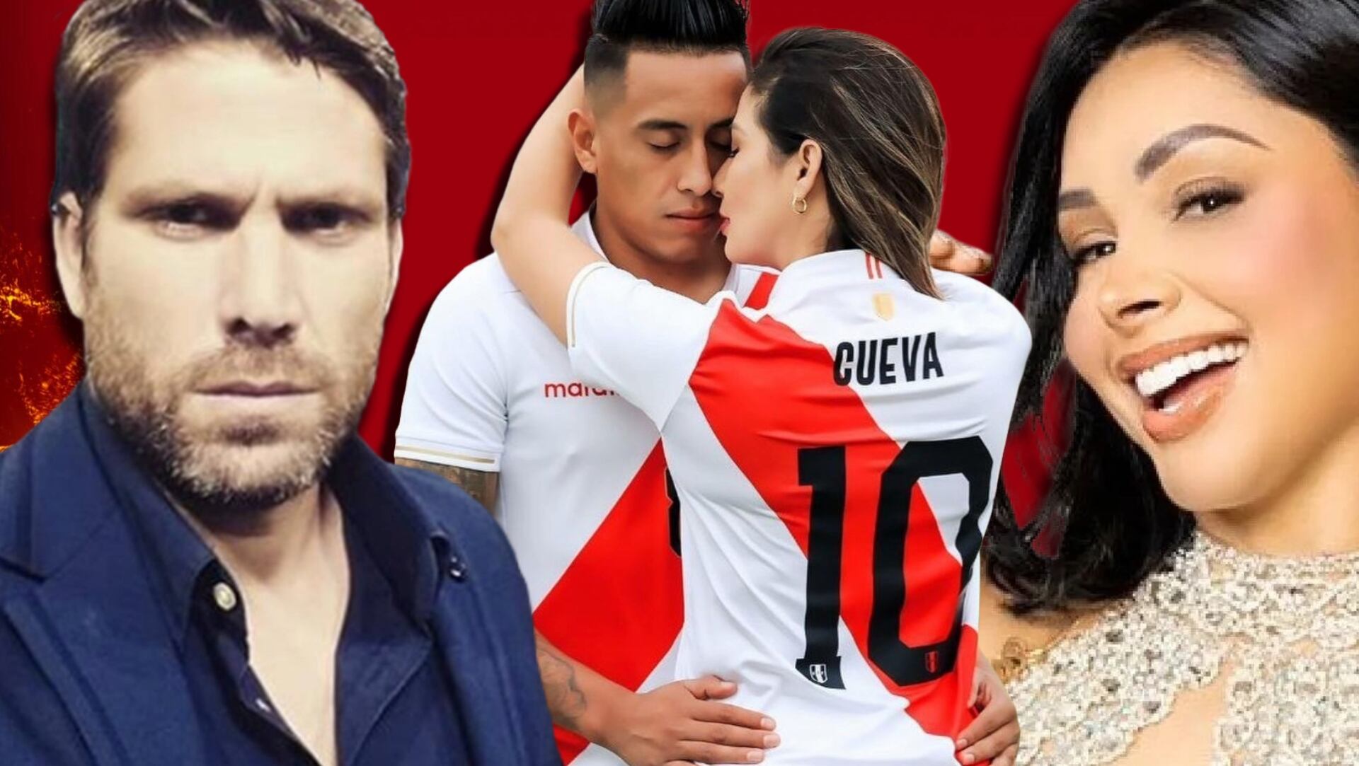 Paco Bazán explota contra Christian Cueva por preferir a Pamela Franco antes que a su familia. Composición Infobae Perú