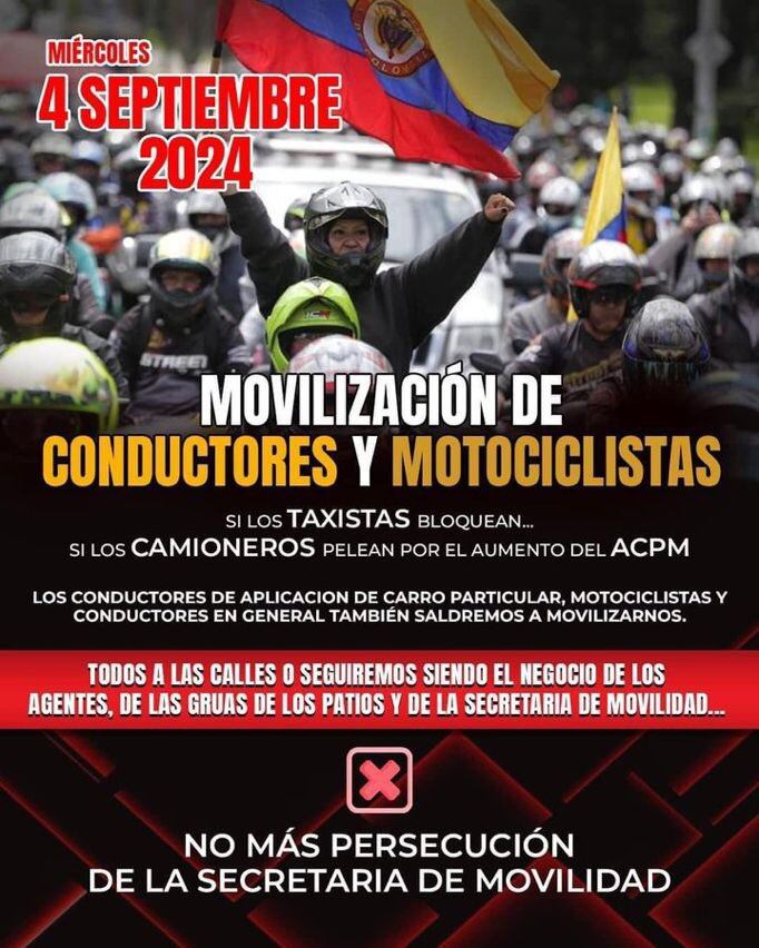 Conductores particulares y motociclistas se sumarán al paro de camioneros - crédito X