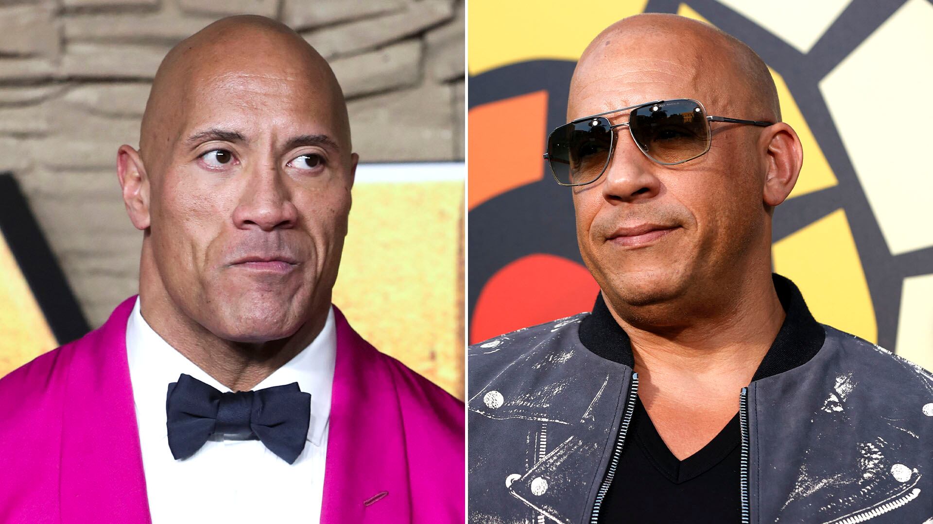 dwayne johnson vin diesel partida