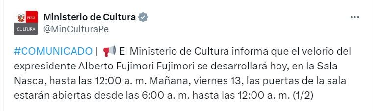 Ministerio de Cultura