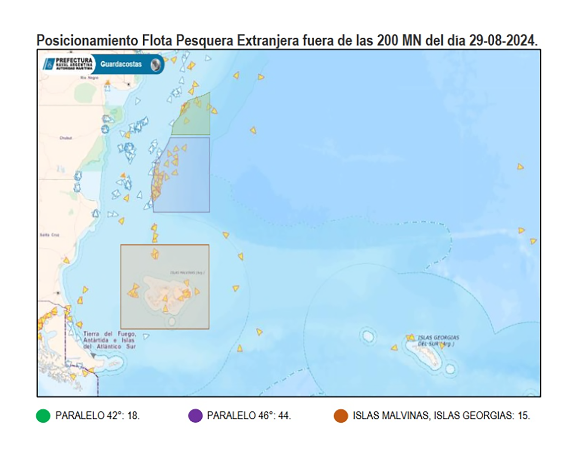 Pesca Prefectura Alta Mar Mar Argentino