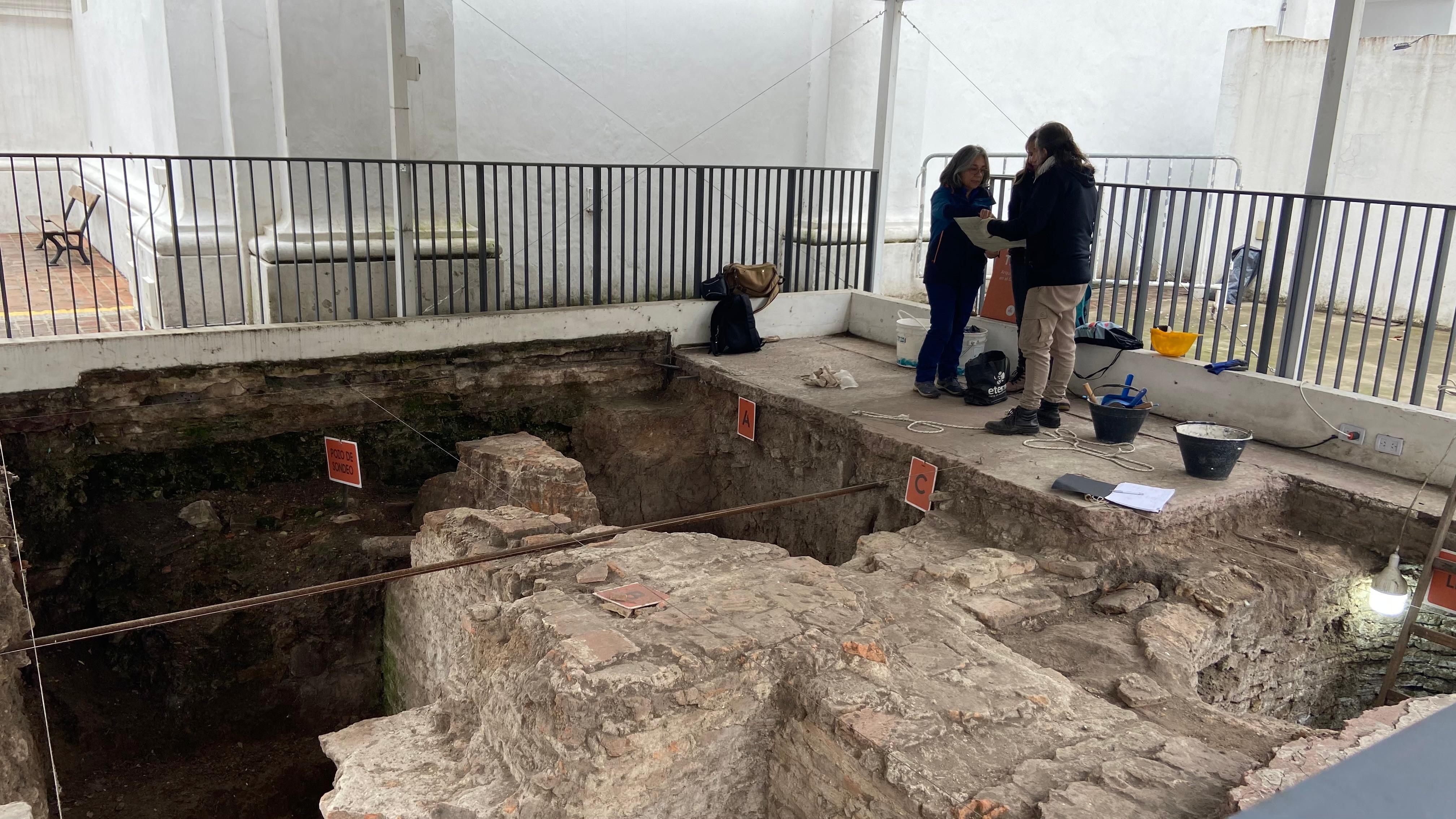 Excavación en el Cabildo de Buenos Aires