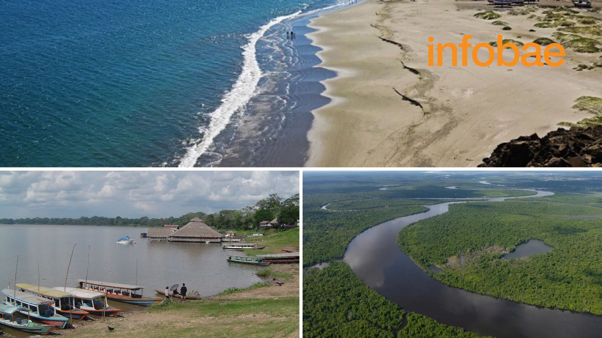 La congresista de Perú Libre, María Antonieta Agüero, propuso que los ríos, lagos, lagunas, glaciares, e incluso el mar del Perú, sean reconocidos como sujetos de derecho. (Foto: Composición - Infobae/Renato Silva/Unidos por los Bosques/Agencia Andina)