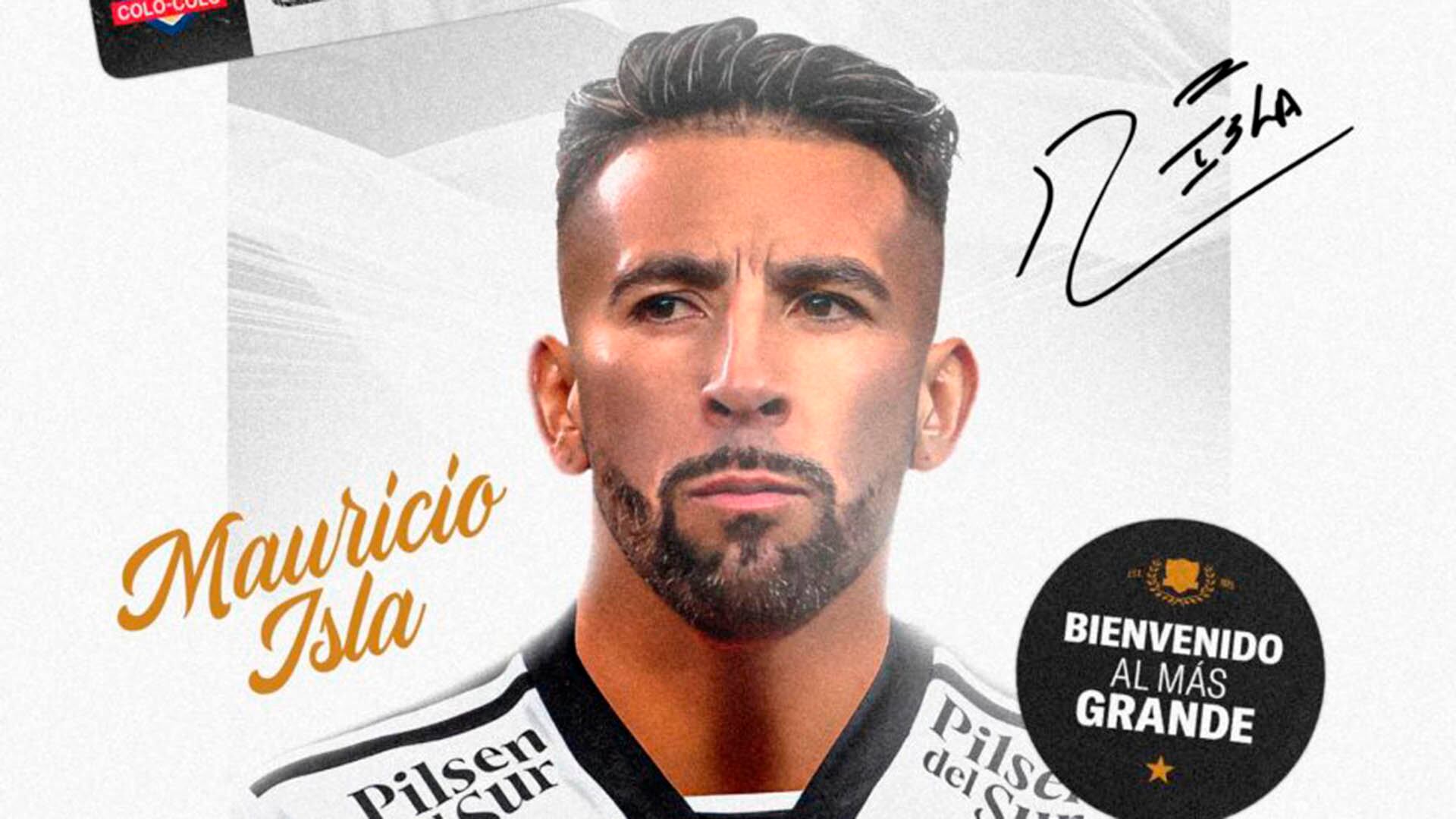 Mauricio Isla fue presentado oficialmente como nuevo refuerzo de Colo Colo.