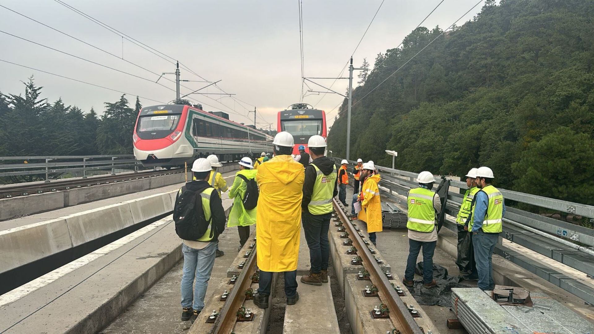 Tren Interurbano México - Toluca pruebas - 31 julio