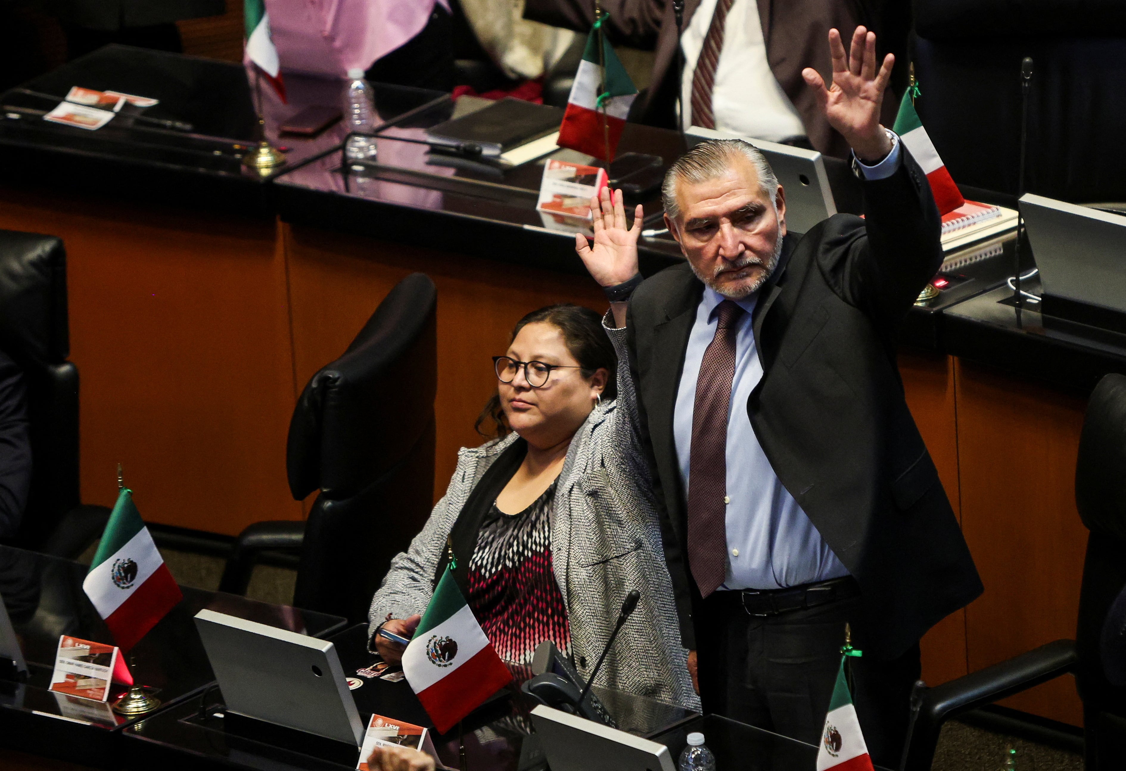 Adán Augusto López confirma que bancada priista en el Senado votará a favor de la reforma a la Guardia Nacional