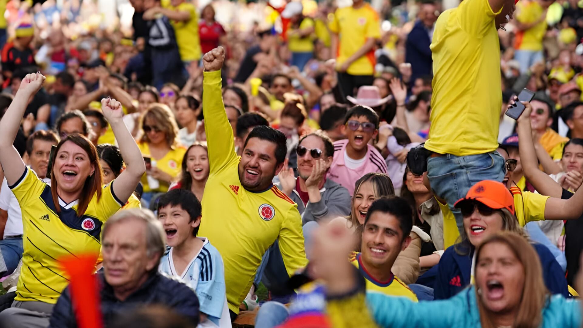 A pesar de la derrota ante Argentina, los colombianos de algunos sectores del país gozan del día cívico - crédito IDRD