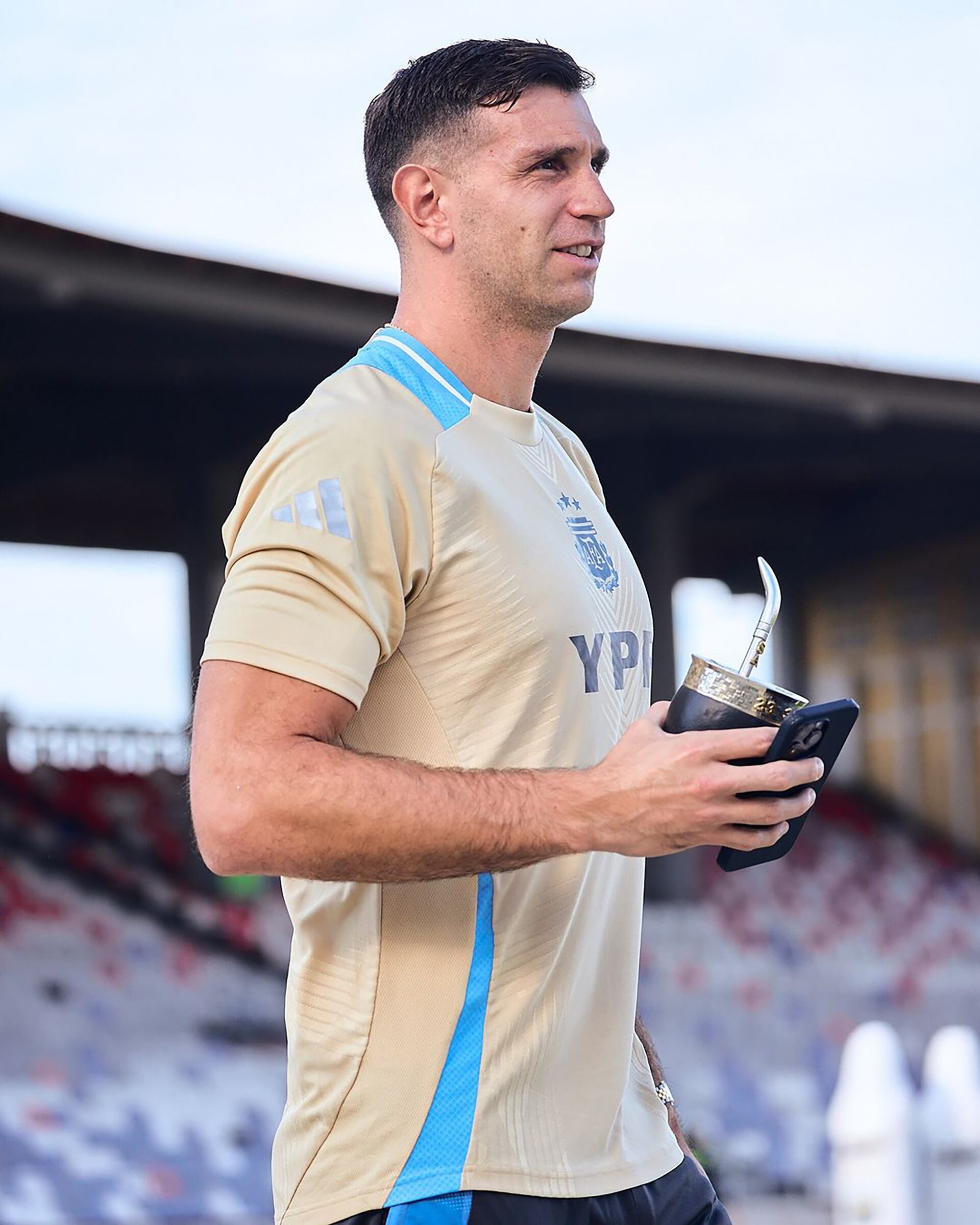 Entrenamiento de la selección argentina