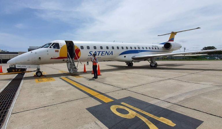 La aerolínea utilizará aeronaves B-1900 con capacidad para 19 pasajeros en las nuevas rutas - crédito Satena