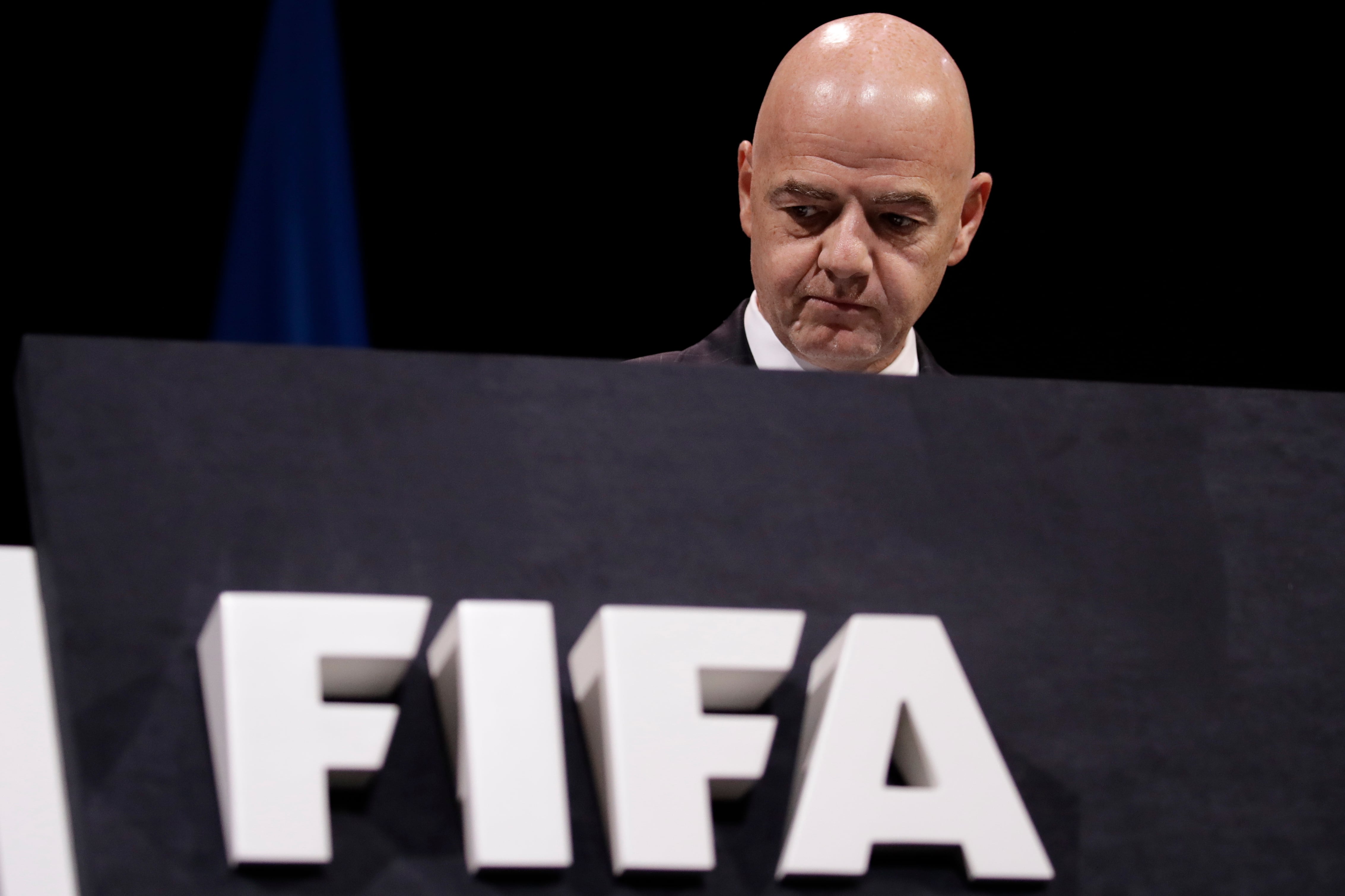 El presidente de la FIFA, Gianni Infantino (AP Foto/Alessandra Tarantino, archivo)