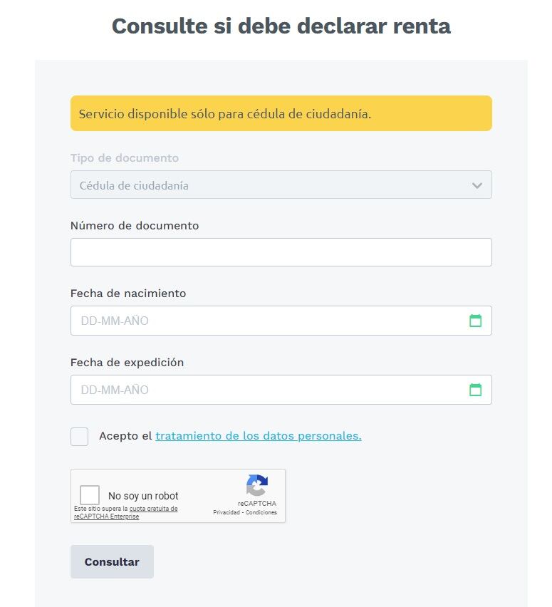 Paso a paso para consultar si se debe hacer la declaración de renta - crédito Dian