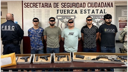 Detienen en Mexicali a cinco integrantes de Los Rusos, brazo armado del Cártel de Sinaloa