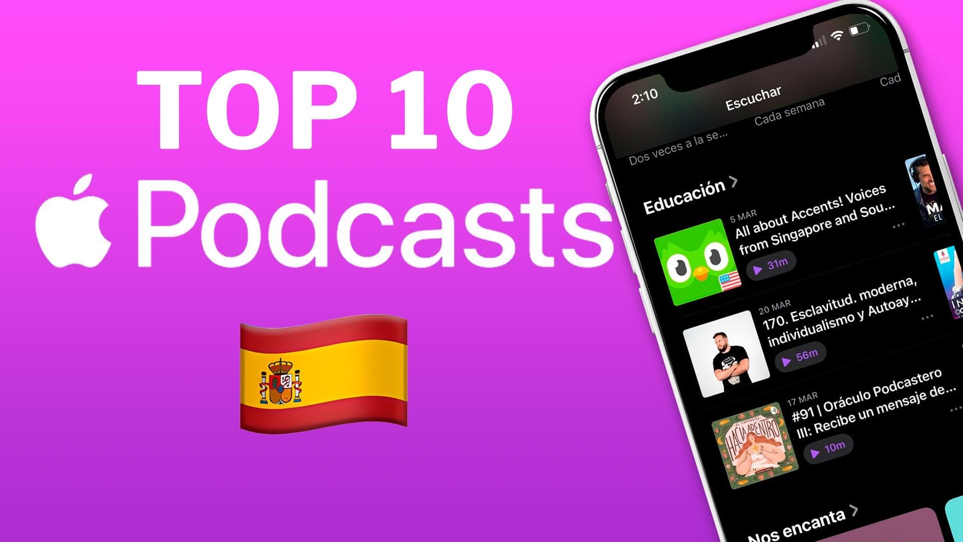 Los mejores podcasts de Apple España para escuchar este día