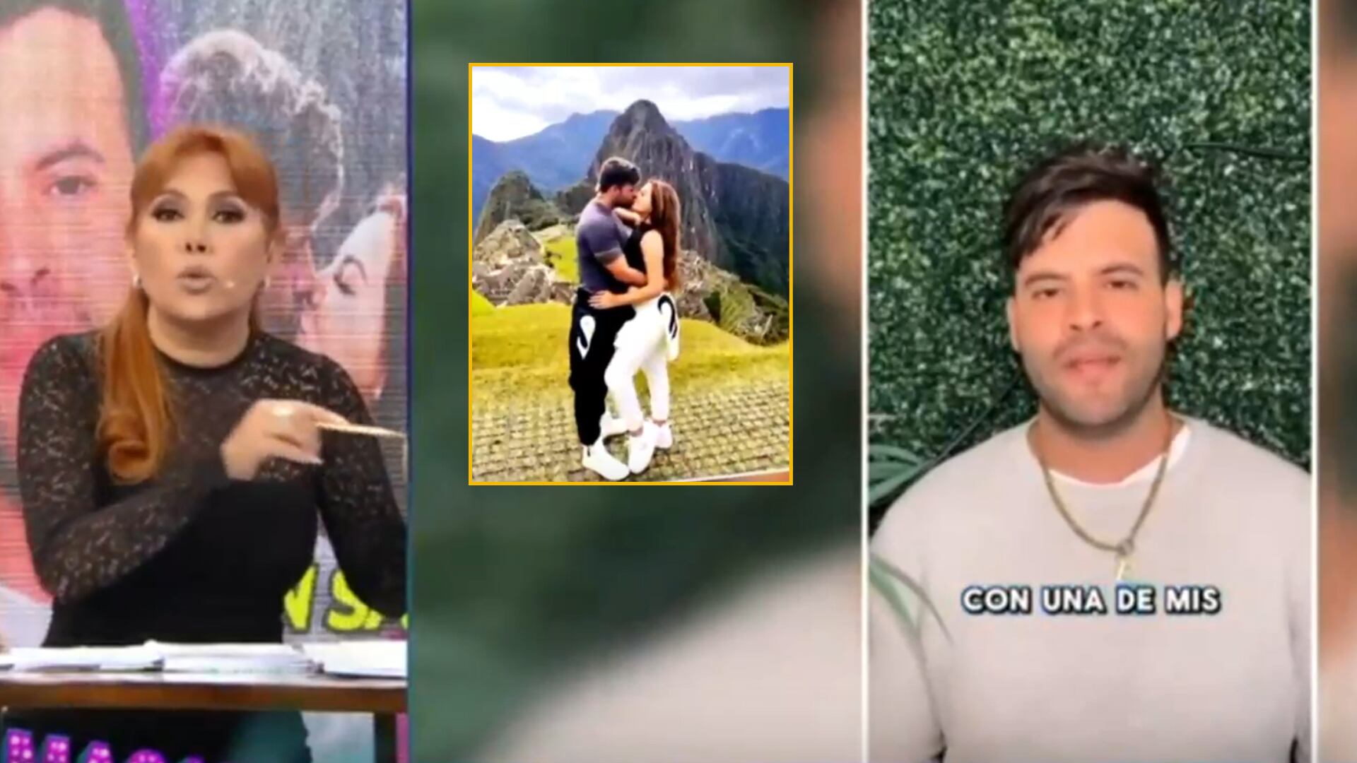 Magaly Medina se burla de Kevin Salas, esposo de Estrella Torres, al decir que no es ‘mantenido’. (Captura: Magaly TV La Firme)