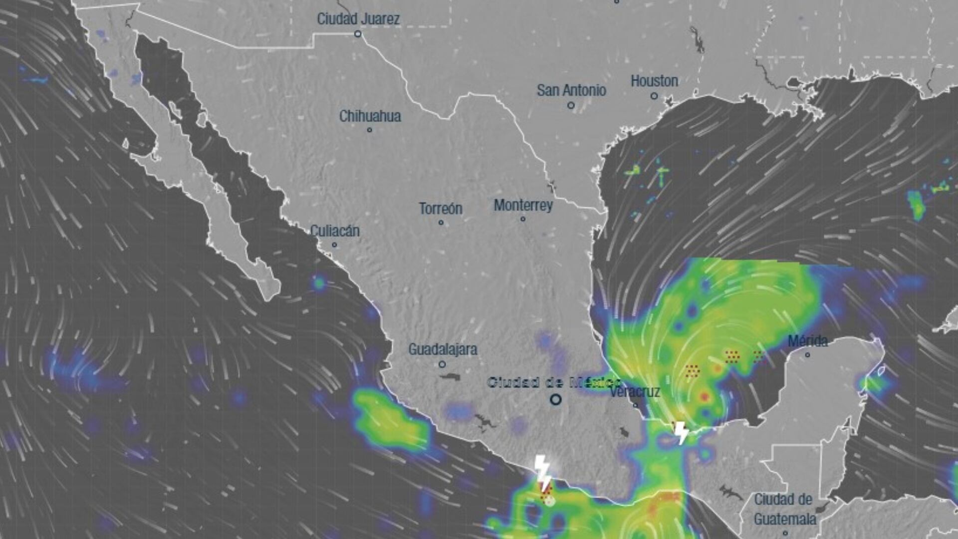 Mapa del clima en México para el miércoles 2 de octubre