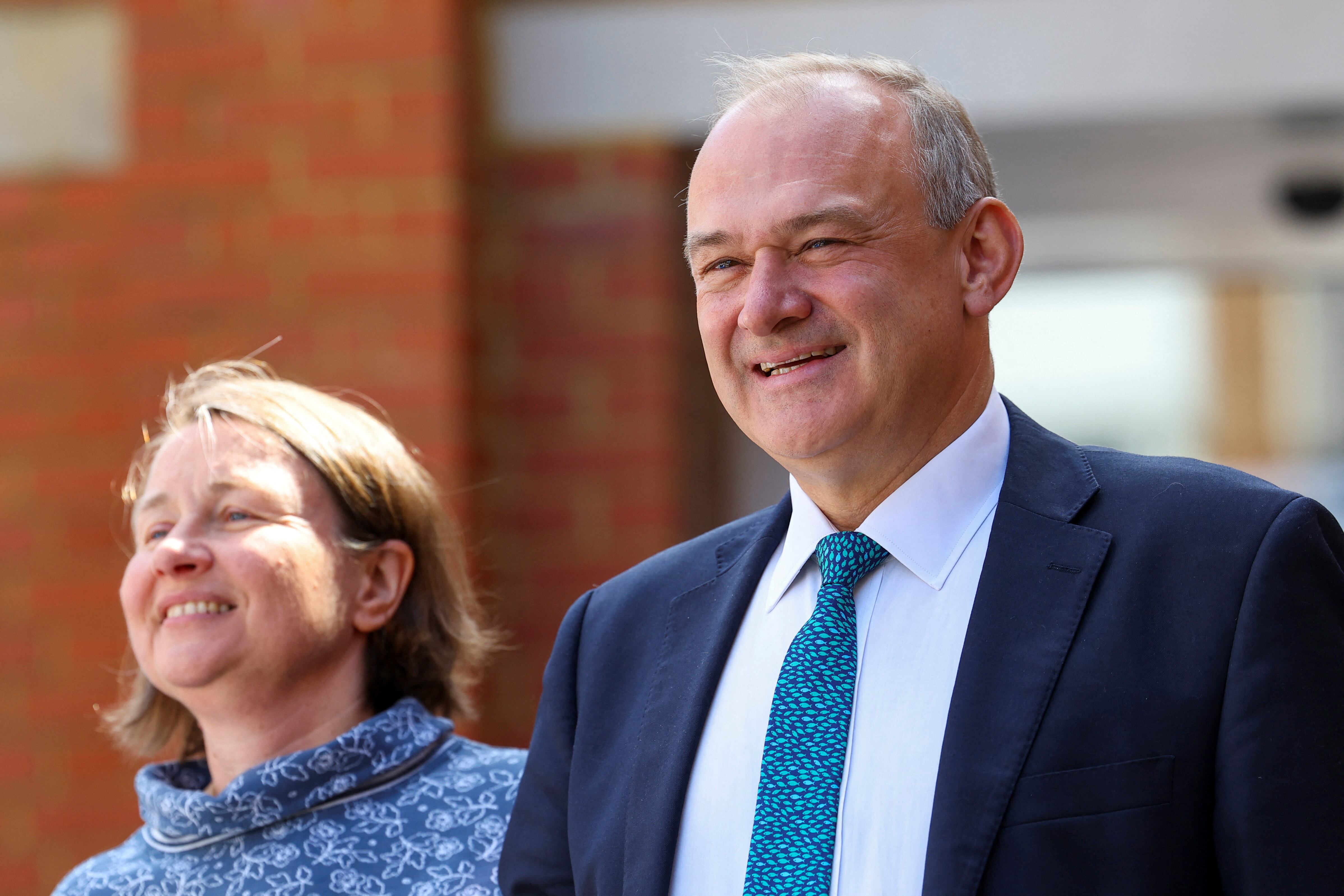  Ed Davey tras votar en su distrito en Londres (REUTERS/Toby Melville)