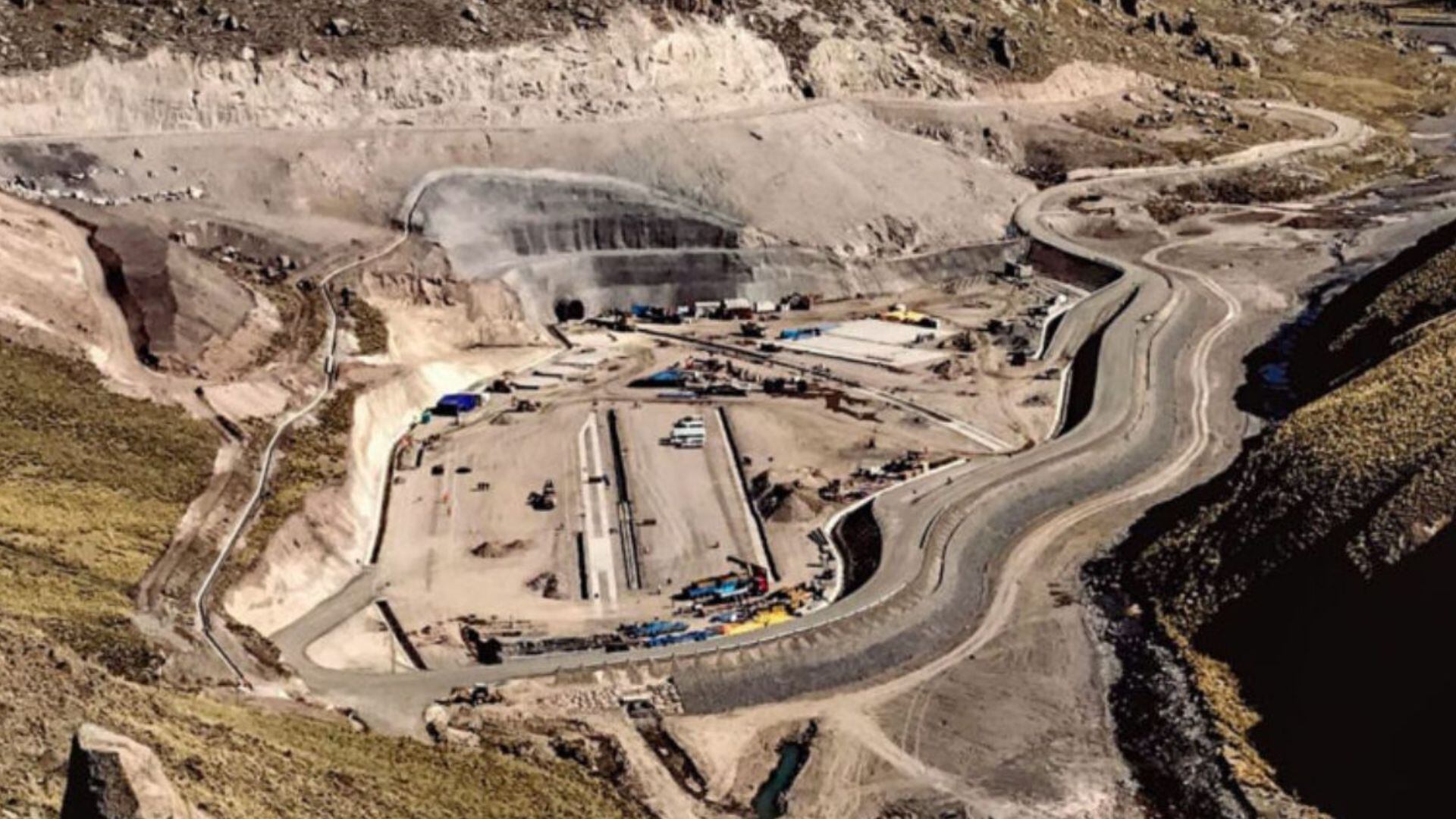 Obras del proyecto Majes Siguas, ubicado en Arequipa.