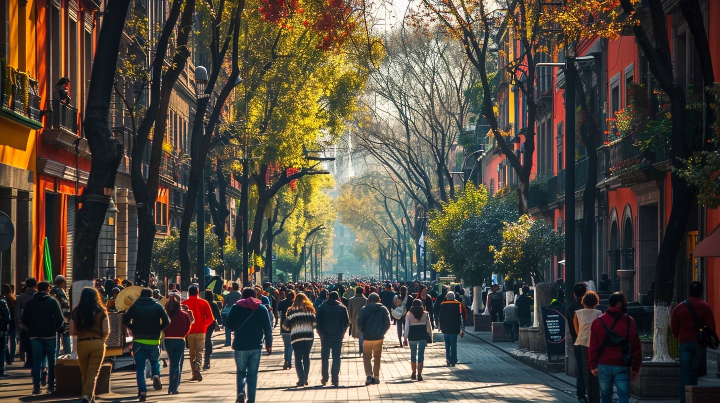 Ciudad reviviendo con la llegada de la primavera: parques llenos de flores y personas disfrutando del sol - (Imagen Ilustrativa Infobae)