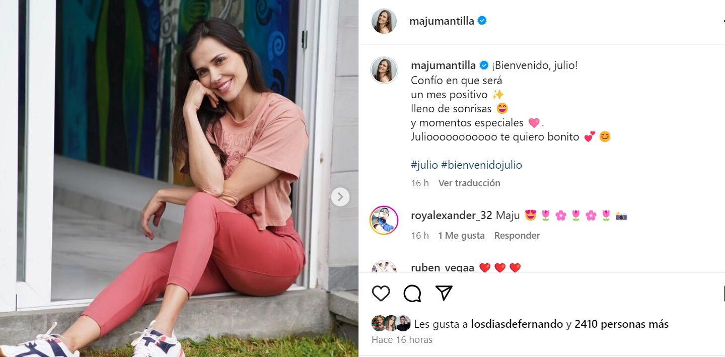 Maju Mantilla y su mensaje tras recorte en el horario de ‘Arriba mi Gente’. Instagram