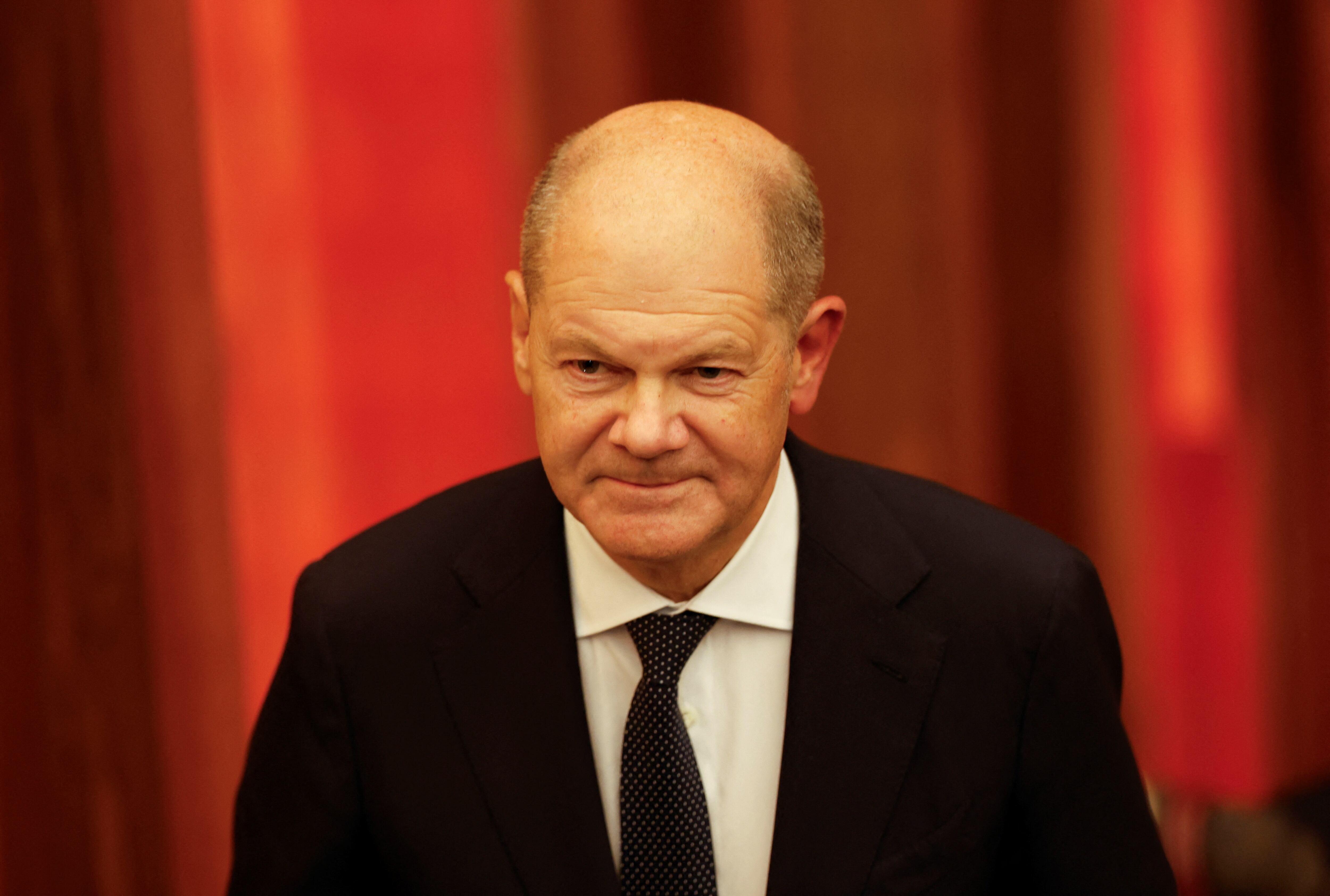 El canciller alemán Olaf Scholz (REUTERS/Heiko Becker)