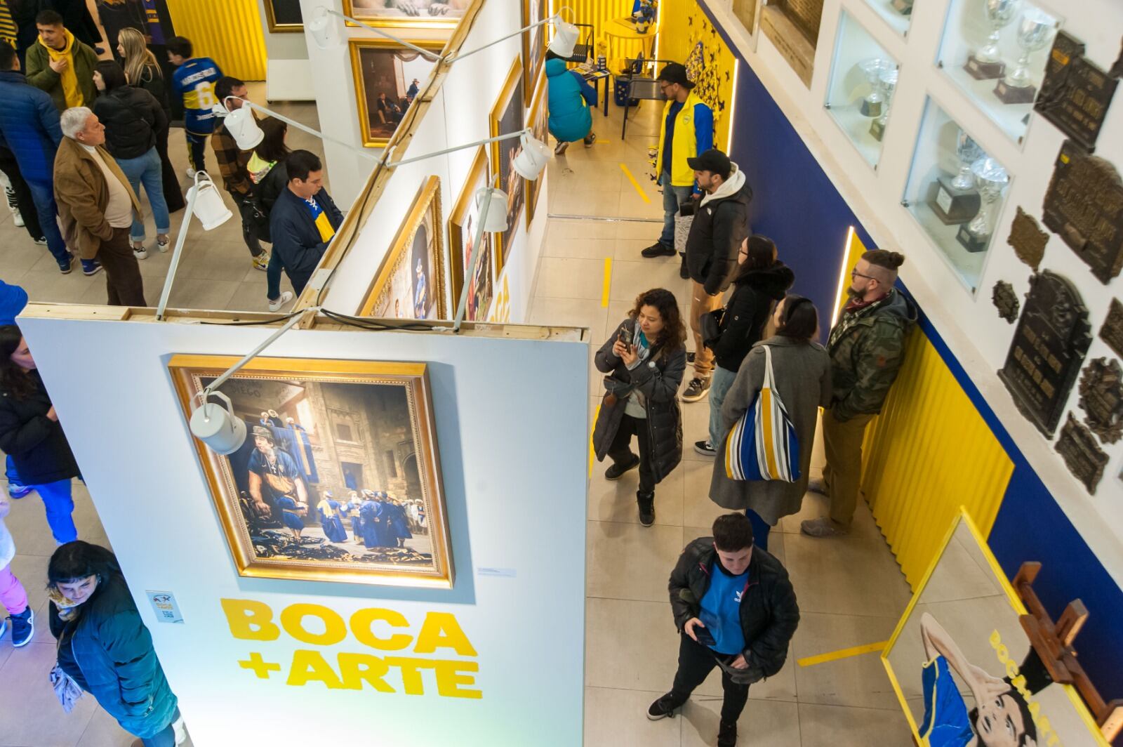 Muestra de arte en Boca