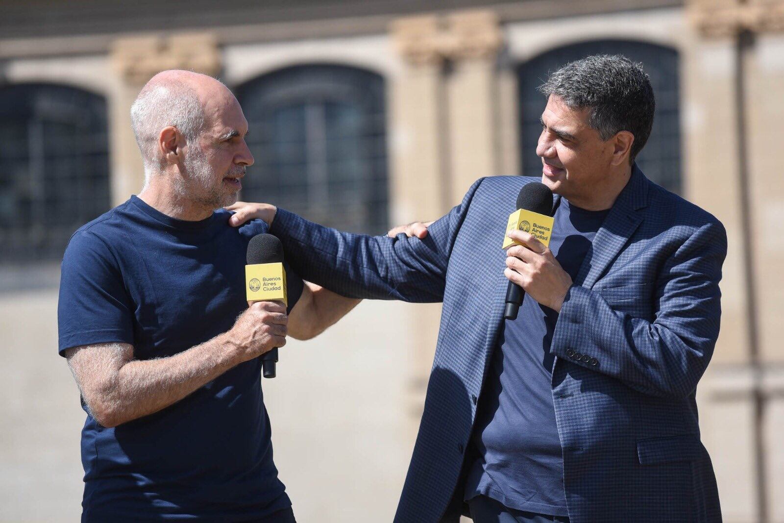 Horacio Rodríguez Larreta y Jorge Macri