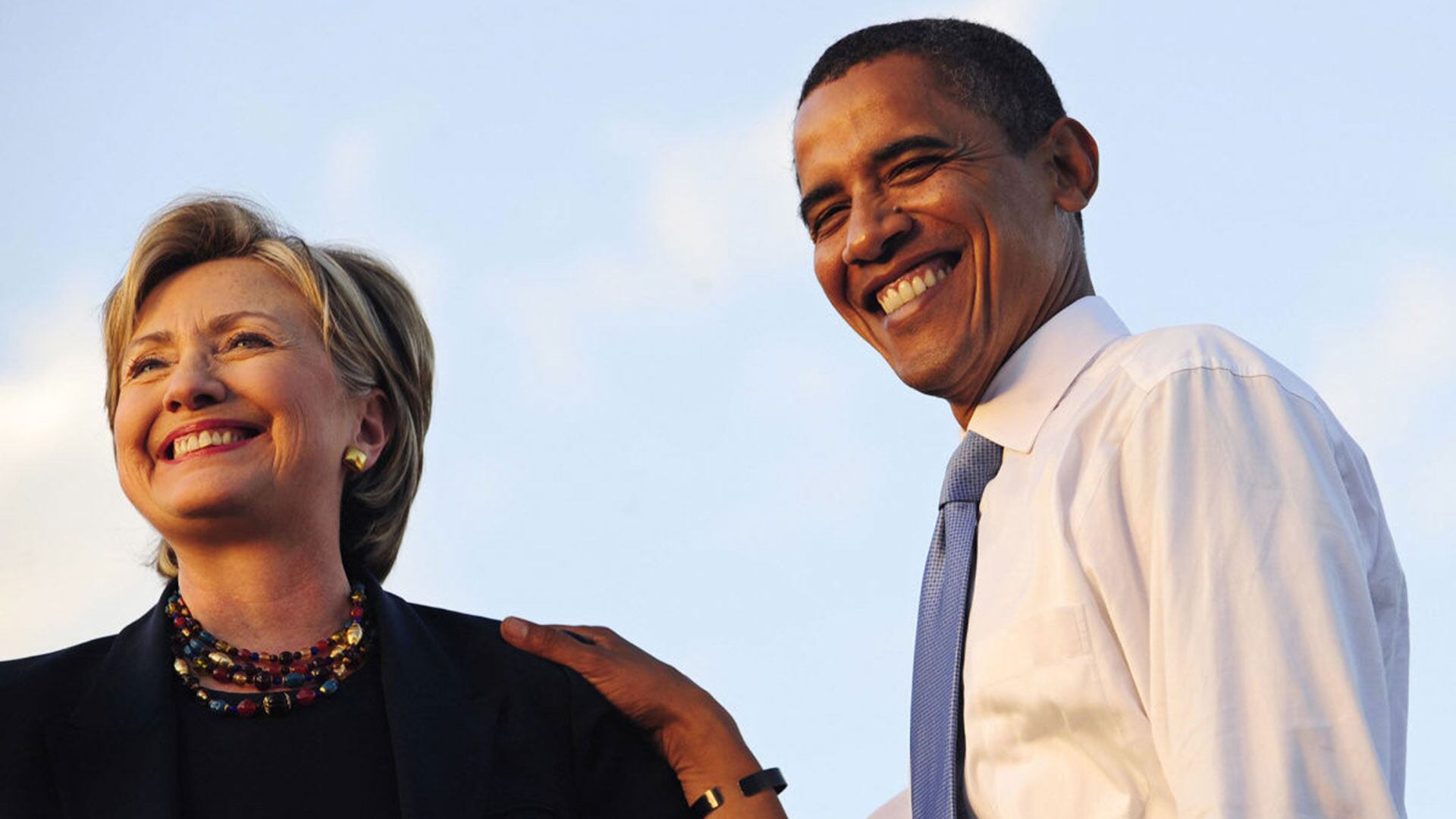 Hillary Clinton y Barack Obama