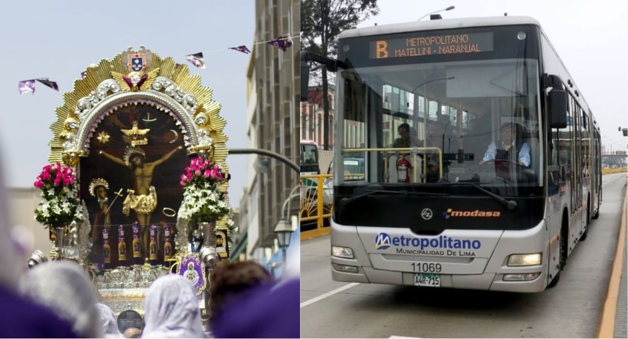 Señor de los Milagros inicia su recorrido este 5 de octubre. (Foto: Composición)