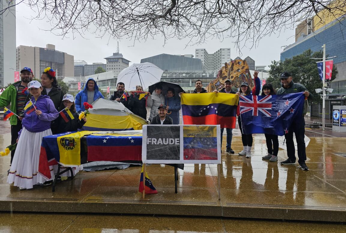 Protesta mundial: cientos de venezolanos en Australia y Nueva Zelanda alzaron su voz contra el fraude electoral de Maduro