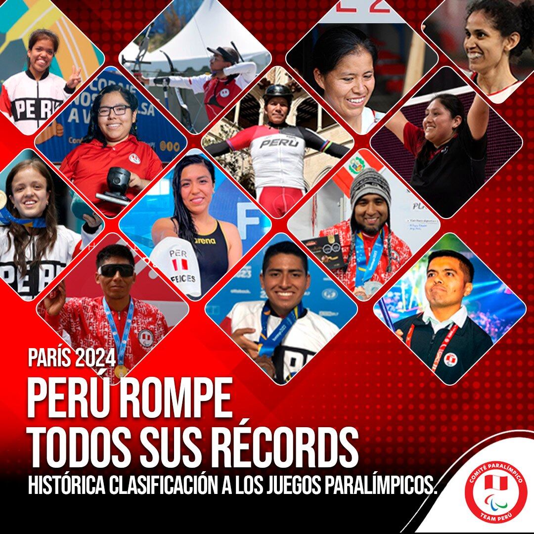 Perú rompió varios récords en la previa de los Juegos Paralímpicos París 2024.