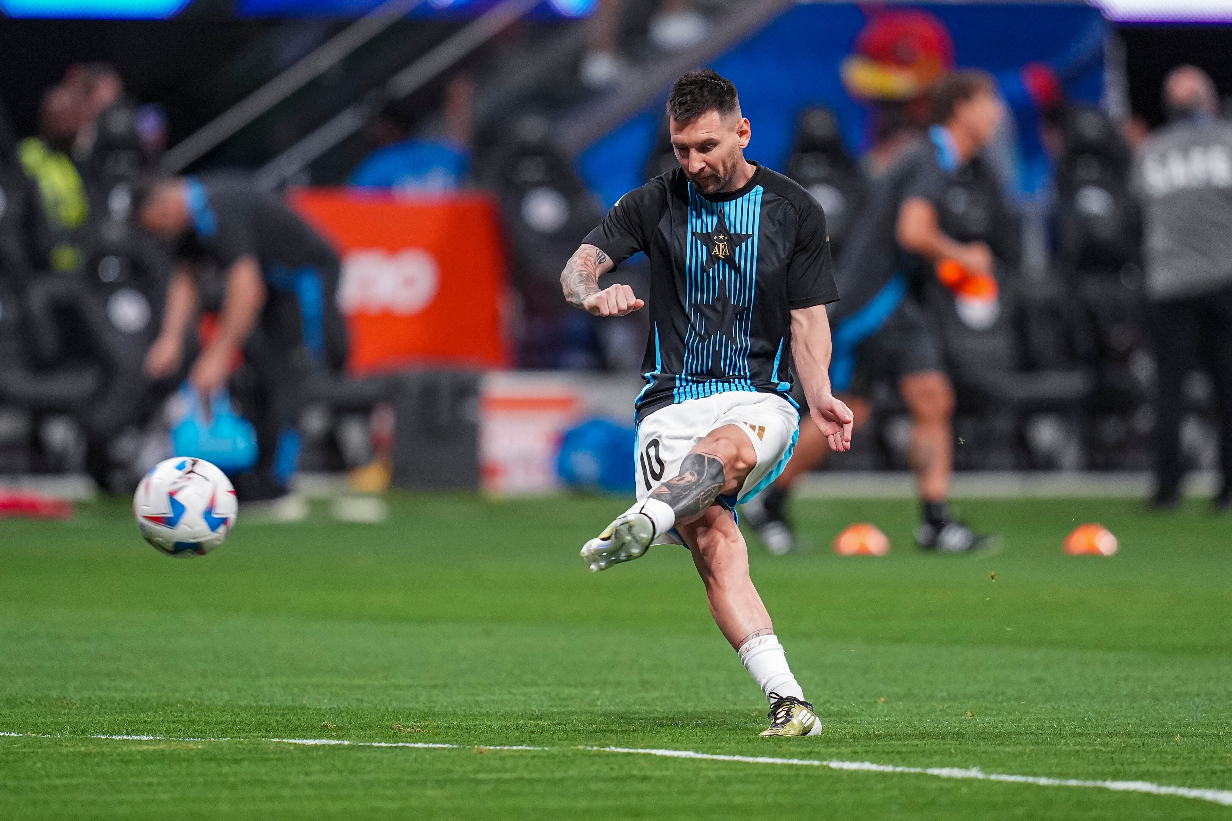 Lionel Messi buscará su cuarto título a nivel mayores con la Selección (Credit: Dale Zanine-USA TODAY Sports)