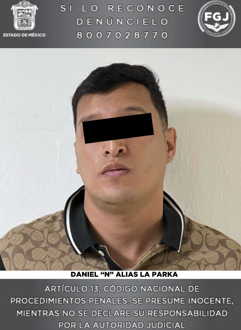 'La Parka' extorsionador de transportistas del Edomex