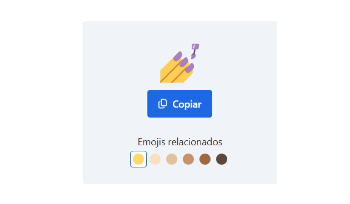 El verdadero significado del emoji de pintarse las uñas es mostrar indiferencia. (Emojipedia)