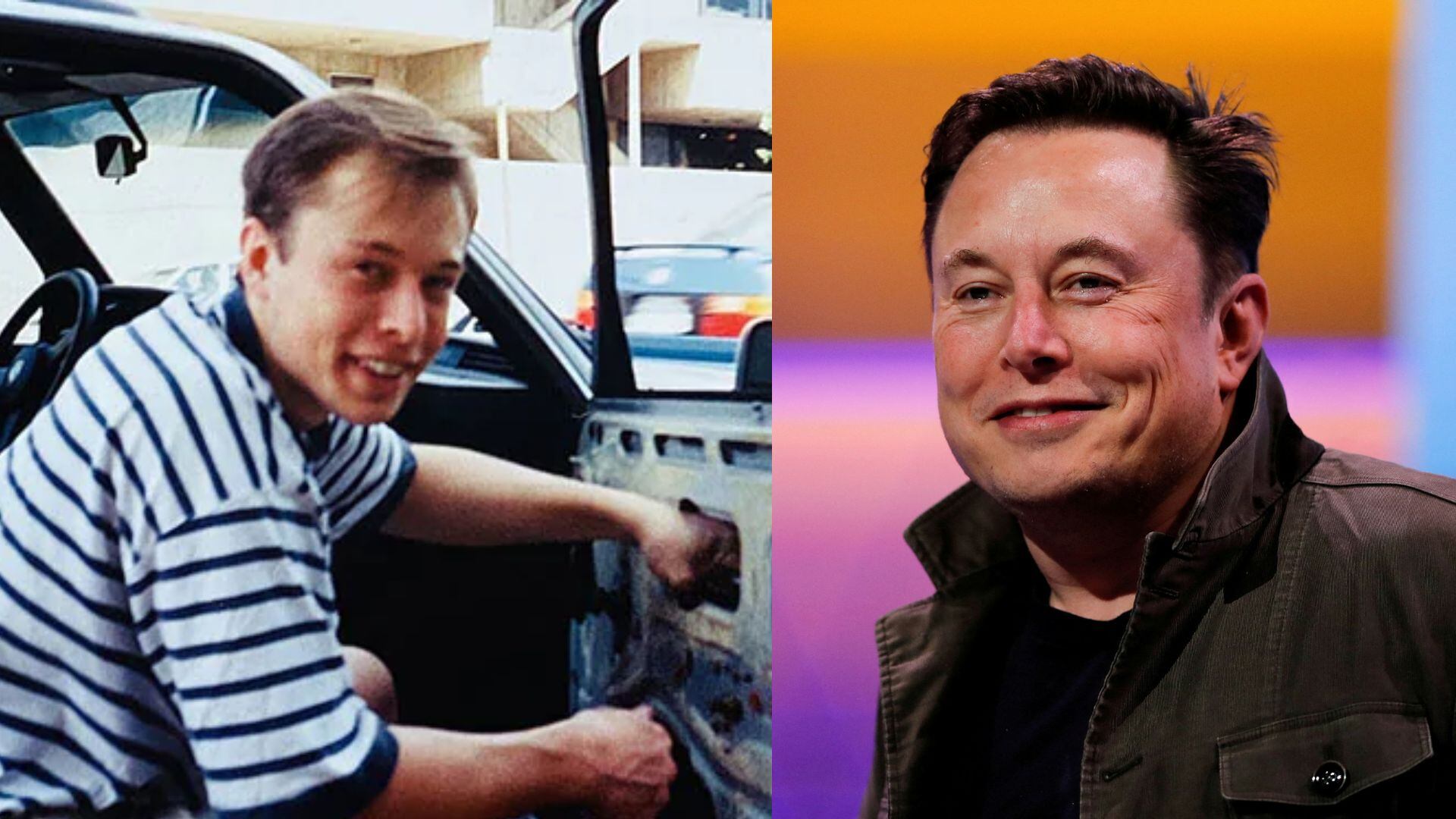 Elon Musk comenzó a interesarse en la tecnología desde muy joven. (Fotocomposición: @elonmusk / REUTERS)