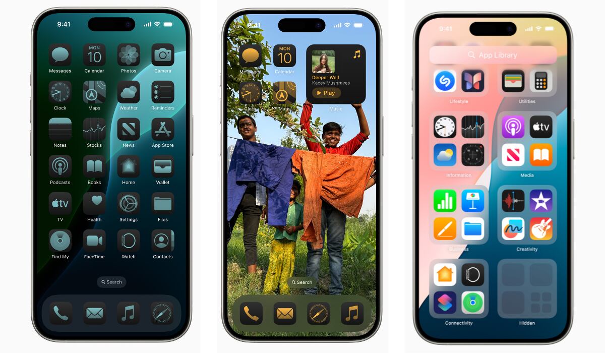 iPhone contará con mejoras en diseño, privacidad y cambios en aplicaciones nativas. (Apple)