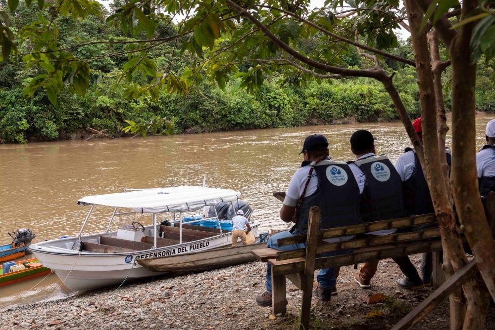 La Defensoría del Pueblo llegó al Chocó para atender emergencia humanitaria - crédito Defensoría del Pueblo