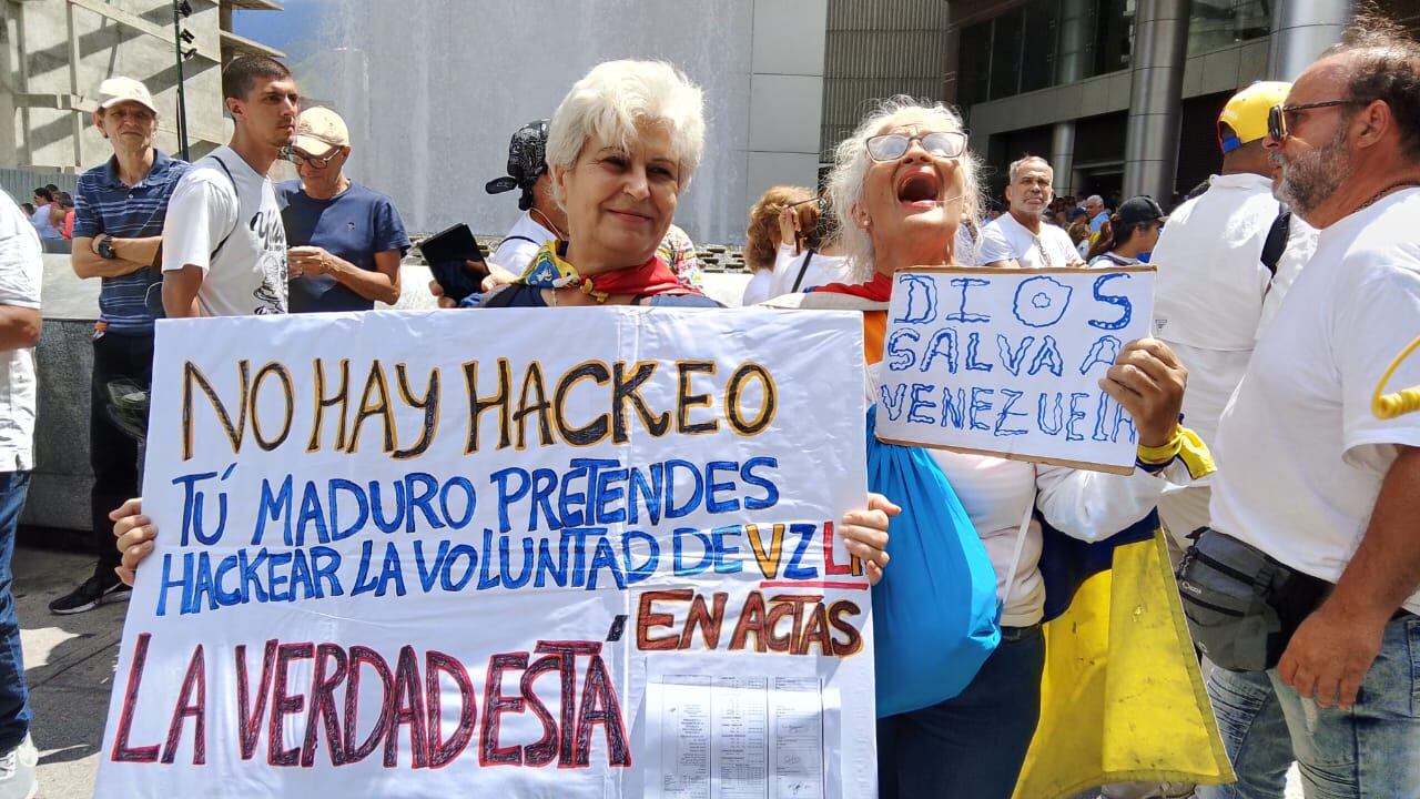 Protesta en Caracas