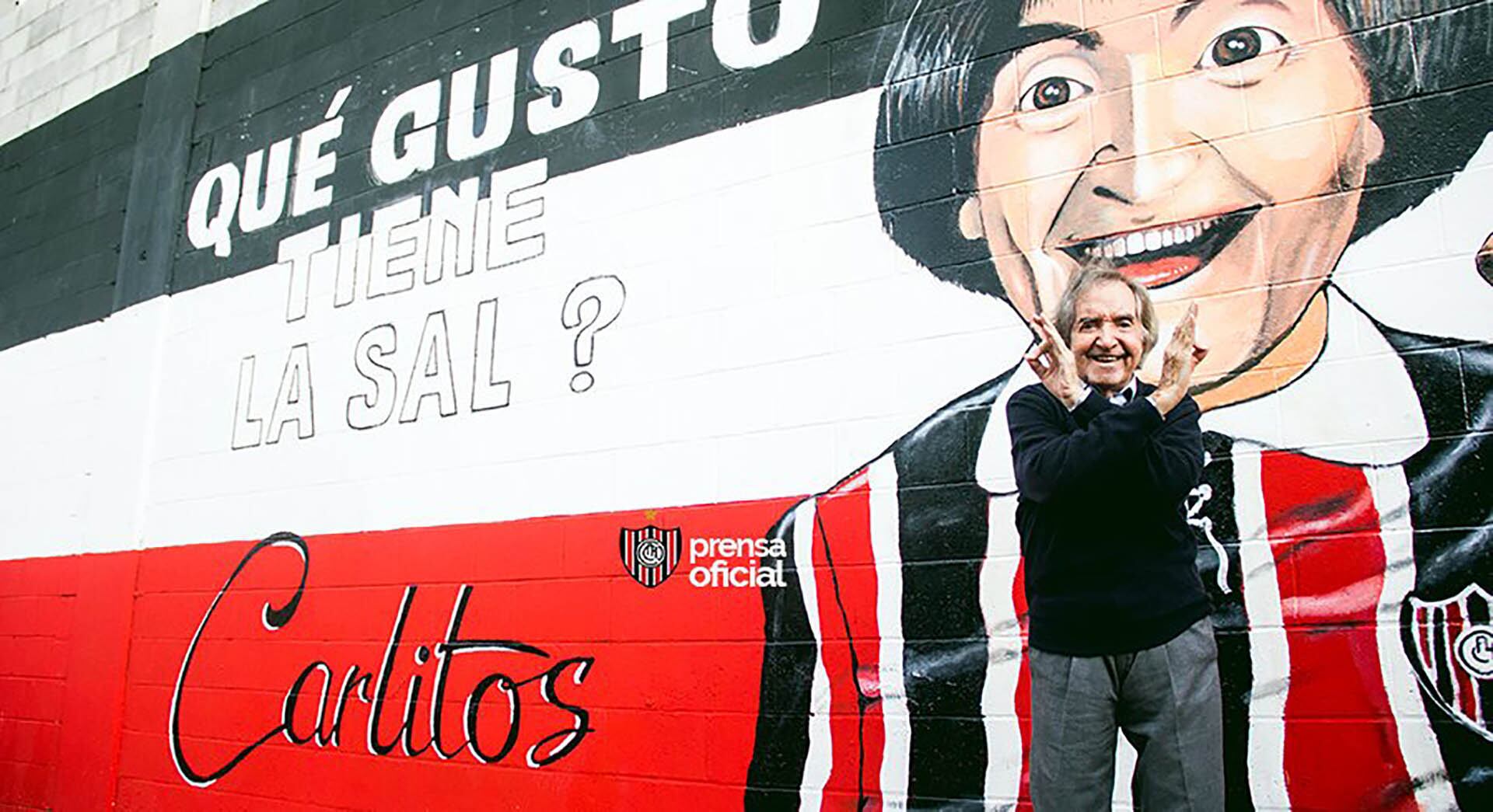 En 2018 el club Chacarita pintó un mural lindero al estadio con una caricatura del cómico, quien fue uno de los seguidores más caracterizados del Funebrero