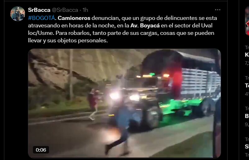 Los camioneros denuncias que les roban hasta sus pertenencias personales - crédito X