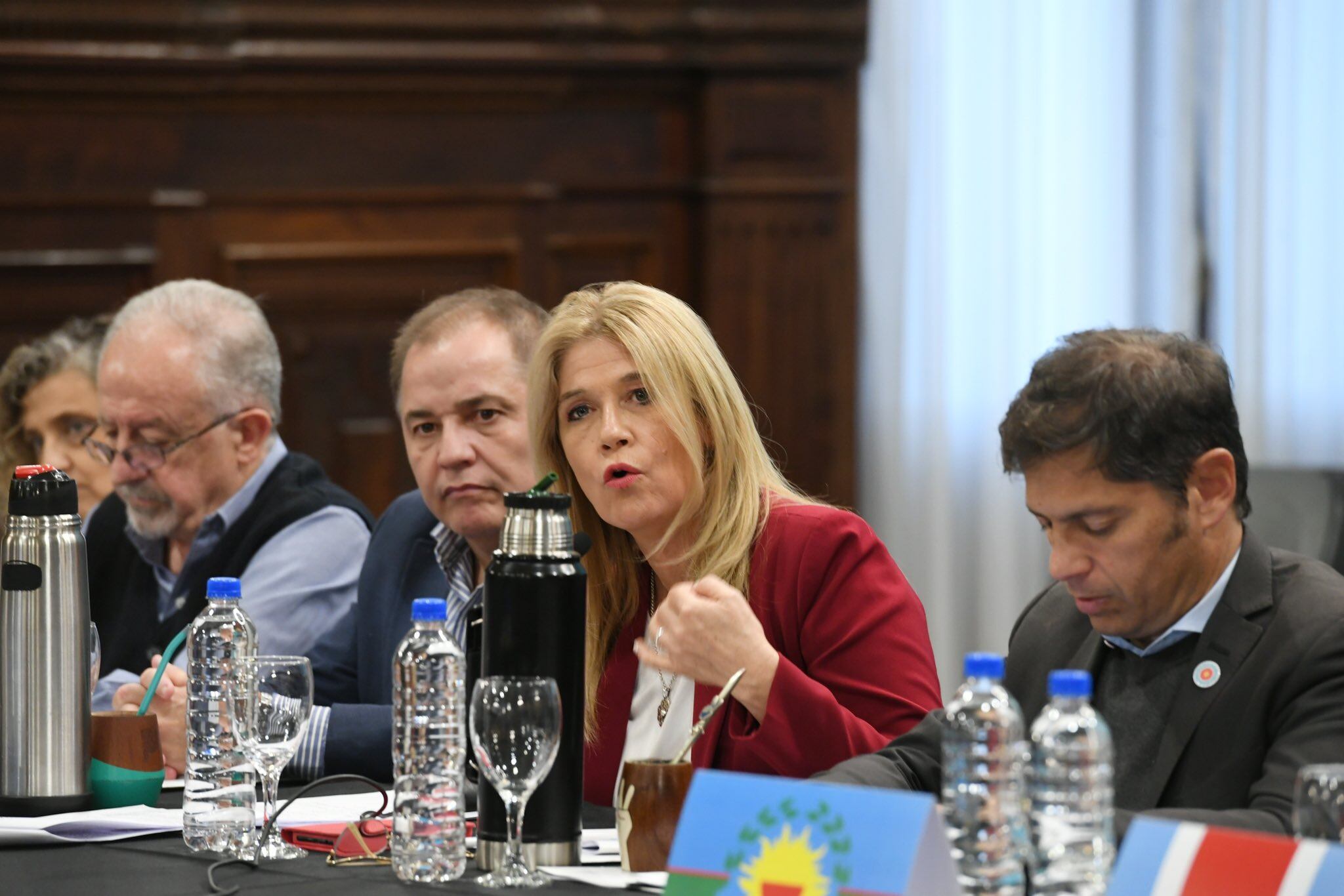 Axel Kicillof, Verónica Magario, Walter Correa encuentro federal del trabajo