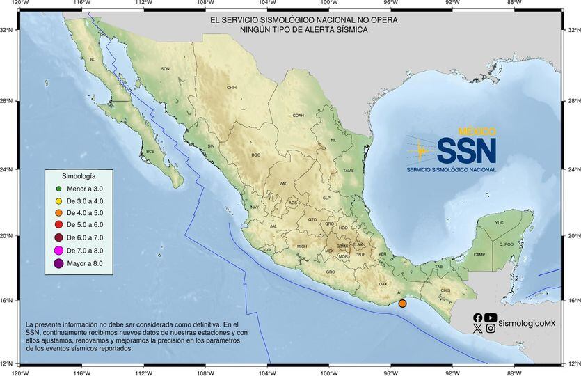 Sismo 16 de junio