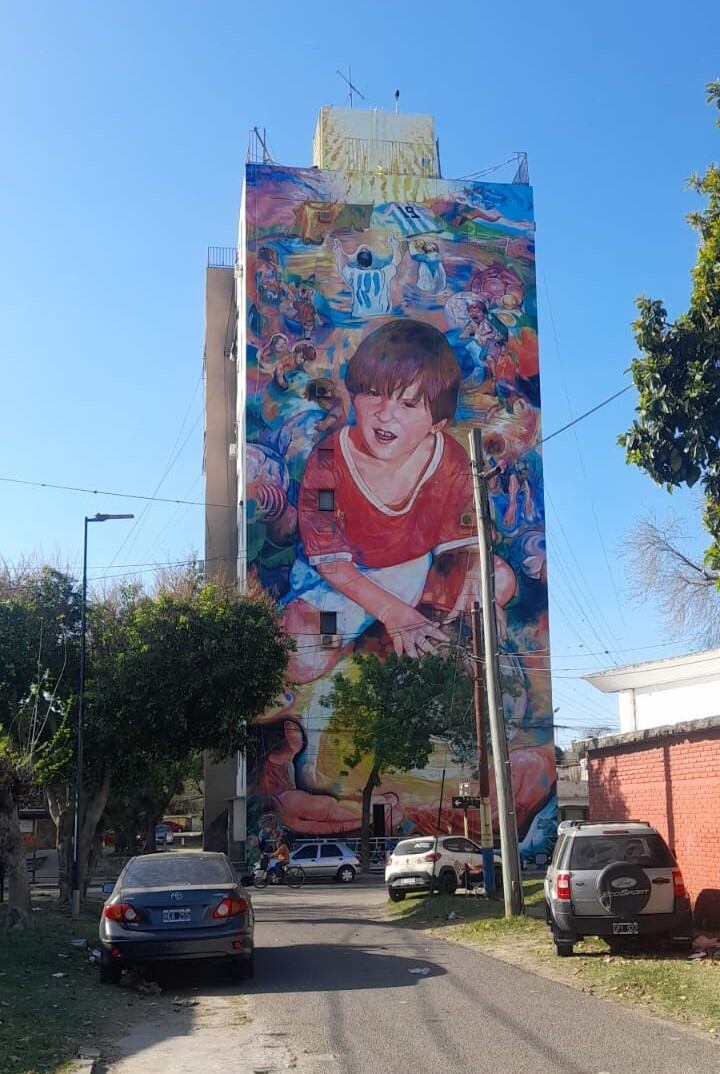 Messi Murales Vivienda Rosario