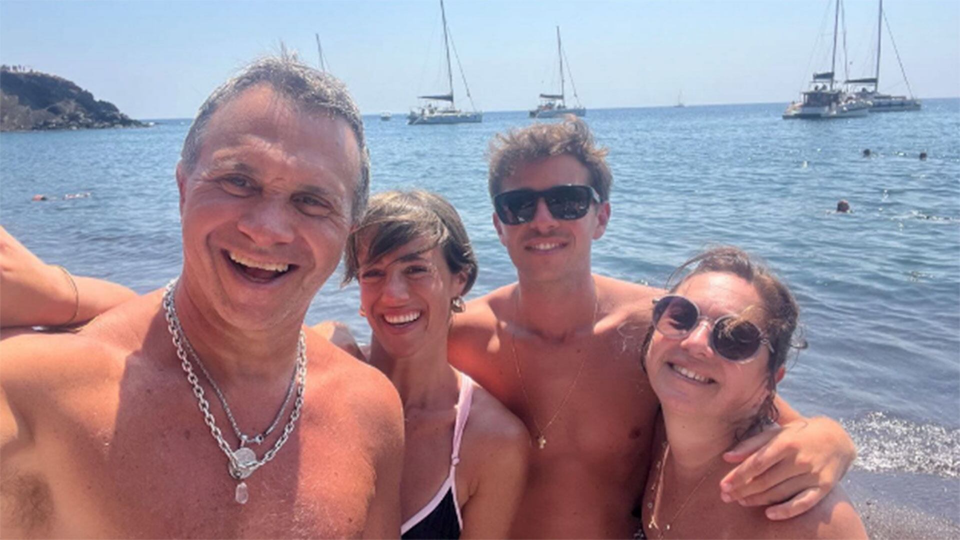 Sergio Lapegue y familia vacaciones