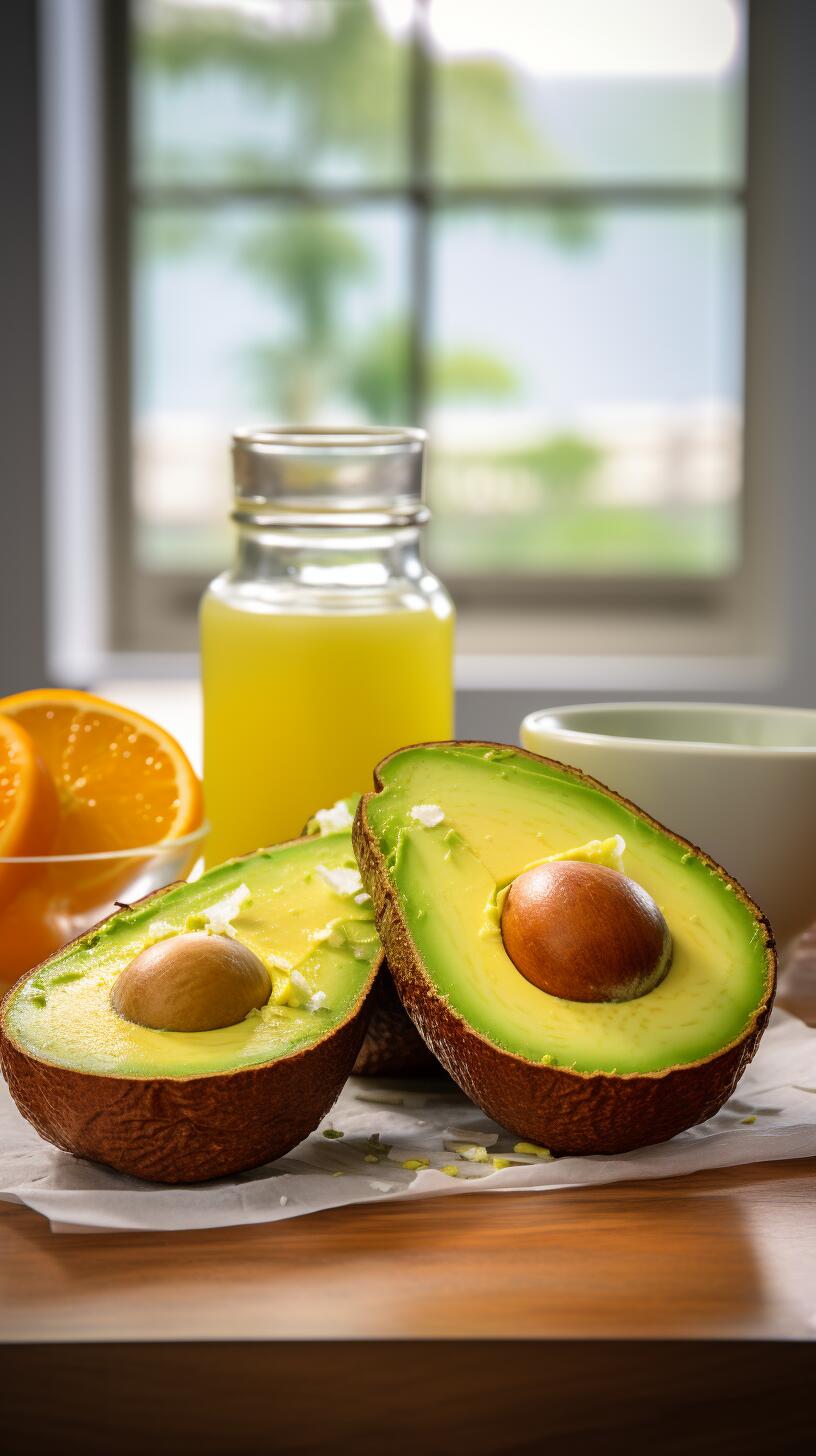 Imagen de un desayuno saludable con palta, huevo, jugo de naranja y pan. Una elección nutritiva y equilibrada para empezar el día con energía. Elementos esenciales que contribuyen a tu bienestar. (Imagen ilustrativa Infobae)