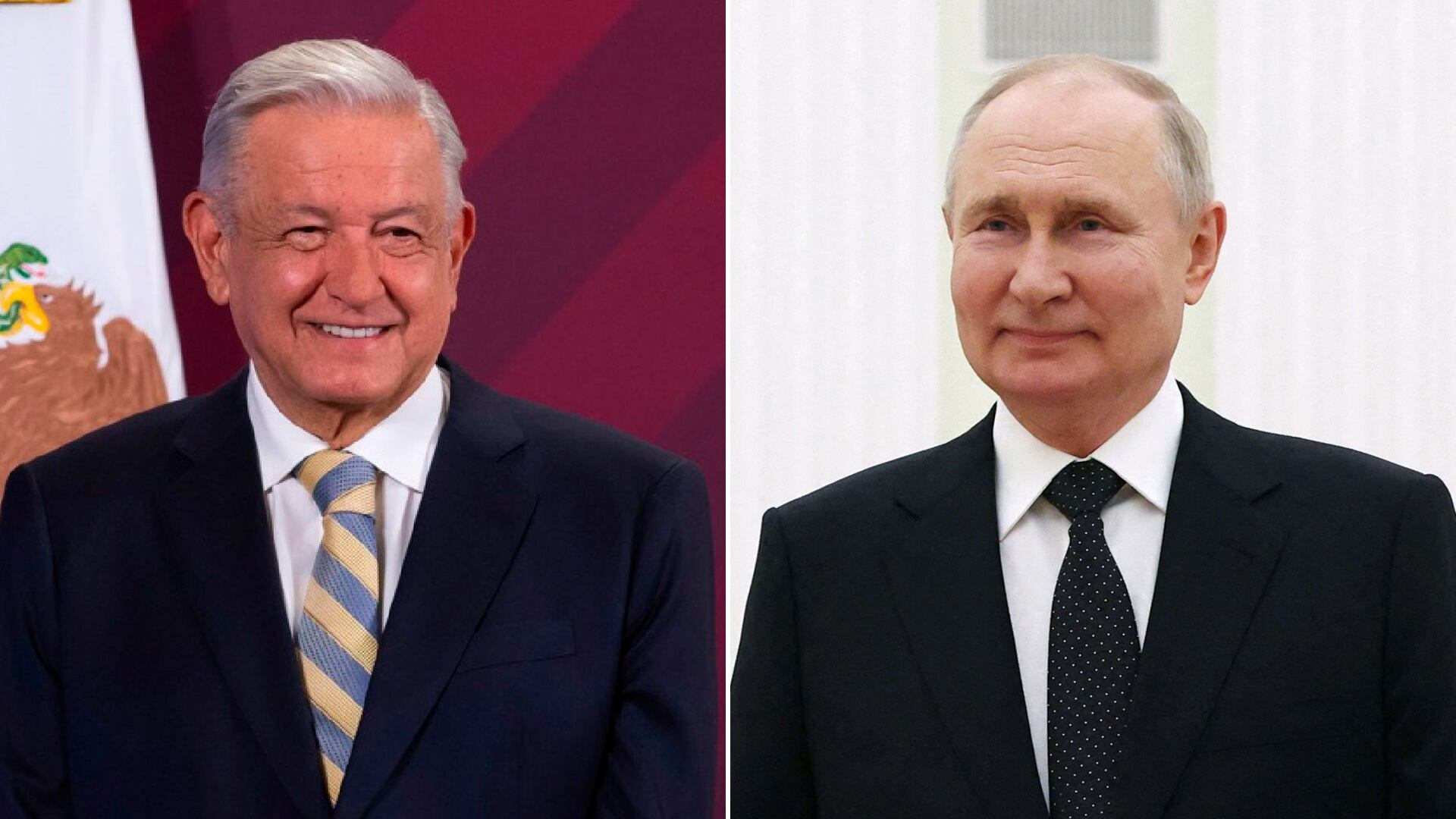 AMLO lopez obrador y Vladimir Putin