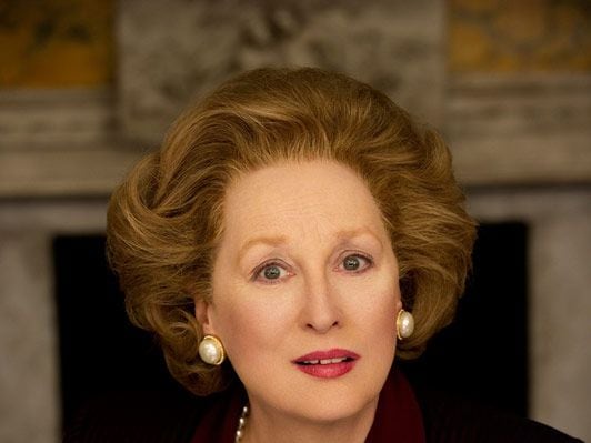 Meryl Streep como Margaret Thatcher en 'La dama de hierro'