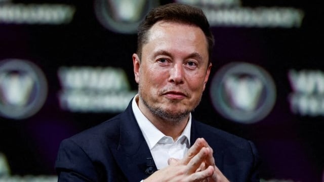 Elon Musk, CEO de SpaceX y Tesla y propietario de X, en la conferencia Viva Technology dedicada a la innovación y las startups en el centro de exposiciones Porte de Versailles en París, Francia. 16 de junio de 2023. (REUTERS/Gonzalo Fuentes)